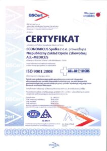 Read more about the article Certyfikat ISO 9001:2008